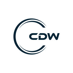 CDW logo. C D W design. White CDW letter. CDW, C D W letter logo design. C D W letter logo design in FIVE, FOUR, THREE, style. letter logo set in one artboard. C D W letter logo vector design.