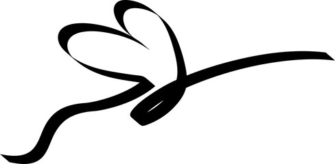 Ribbons heart shapes, valentine, celebration, love