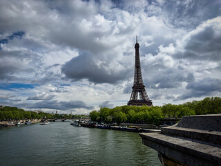 The Eiffel Tower in Paris, France