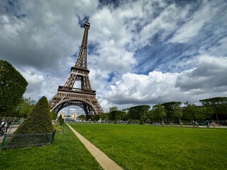 The Eiffel Tower in Paris, France