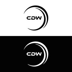 CDW logo. C D W design. White CDW letter. CDW, C D W letter logo design. C D W letter logo design in FIVE, FOUR, THREE, style. letter logo set in one artboard. C D W letter logo vector design.