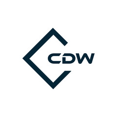 CDW logo. C D W design. White CDW letter. CDW, C D W letter logo design. C D W letter logo design in FIVE, FOUR, THREE, style. letter logo set in one artboard. C D W letter logo vector design.