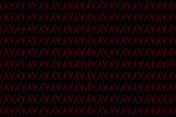 Simple black and red background, tribal pattern