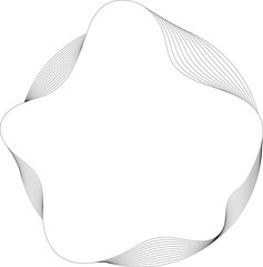 Circle fluid white overlapping for banner, web, badges, tag