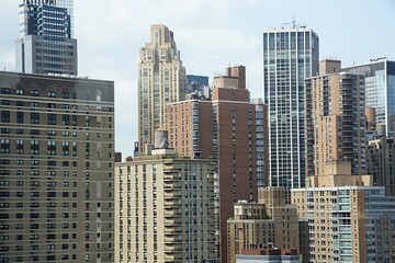Urban skyline showing highrise buildings, possibly representing corporate growth