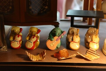 easter still life with eggs