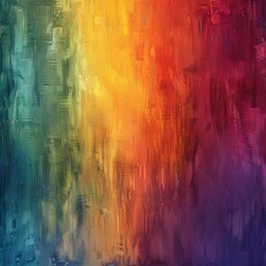 Rainbow gradient wallpaper with a textured brushstroke effect, resembling a hand-painted masterpiece