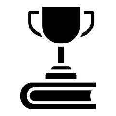 School Trophy  Icon Element For Design