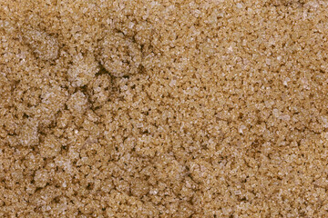 Light brown sugar texture macro closeup background