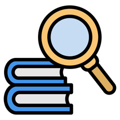 Magnifying Glass  Icon Element For Design