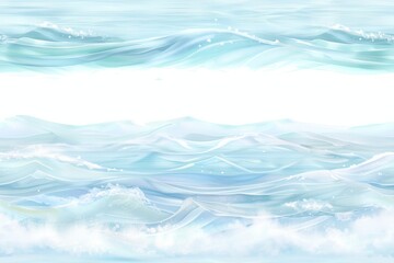 Obraz premium abstract minimalist colorful brush watercolor thin small stripes with small waves wallpaper design