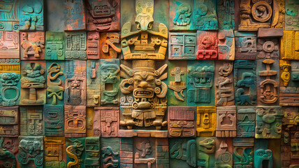 MURAL 3D CULTURA MAYA