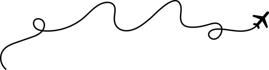 Airplane routes, plane paths, travel