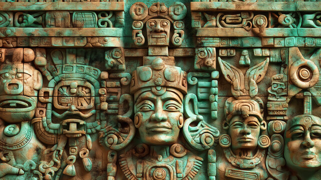MURAL 3D CULTURA MAYA