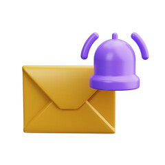 mail 3d render icon