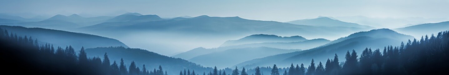 Obraz premium mountains and clouds