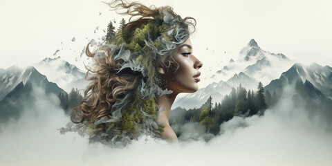 Whisper of the Wild: A Woman Amongst Mountains