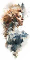 Serene Summit: Beauty Beyond the Trees
