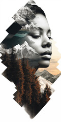 Alpine Whisper: A Portrait Painted by Nature