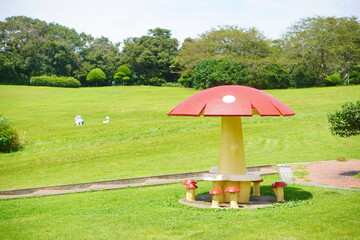 三﨑公園。福島県いわき市にあるシーサイドパーク。夏休みの家族旅行。