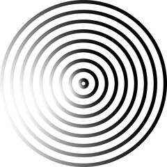 Circle lines gradient. Creative design