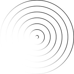Circle lines gradient. Creative design