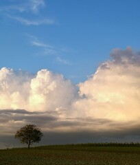 Dramatischer Wolkenhimmel