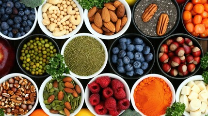 Healthy food selection. Generative AI