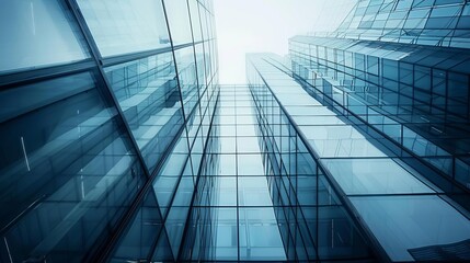 mesmerizing monochrome geometric glass architecture modern office building abstract