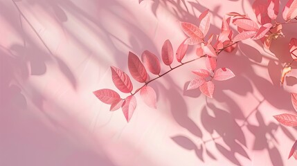 Pastel pink background. Generative AI