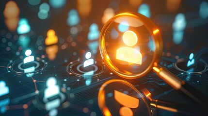 Recruitment concept. Generative AI