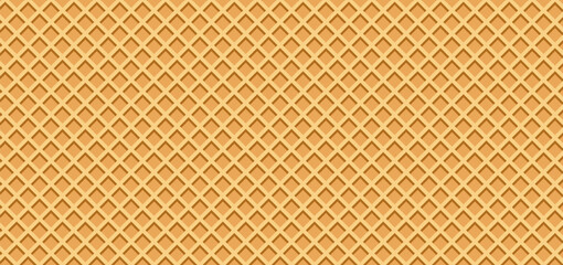 abstract background ice cream waffle background vector illustration seamless  pattern texture wafer.