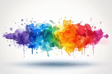 abstract watercolor rainbow background wallpaper design images