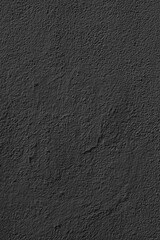 Black plaster texture. Abstract construction design background.