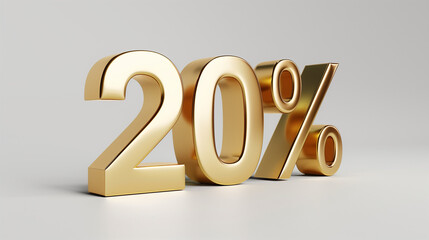3d shiny golden discount collection - 20 percent