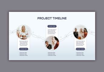  Simple Project Timeline Infographic