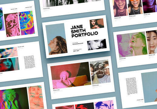 Minimal Design Portfolio Deck