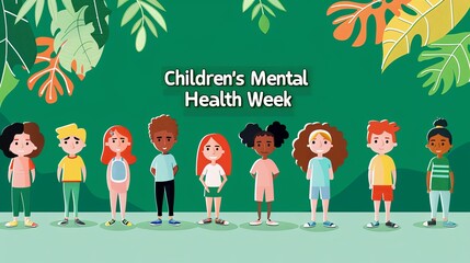 Children's Mental Health Week poster banner