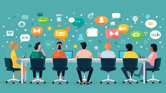 Workplace communication workshop focusing on digital tools, effective and modern