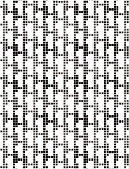 black and white seamless pattern, square pixelate background. Vector Format 