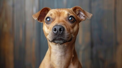 Greyhound puppy portrait on wall, pet party invitation, dog with cute face, with copy space for text,Adorable Greyhound Puppy Portrait Gracing a Festive Party Invitation. Charming 4K Wallpaper for Pet