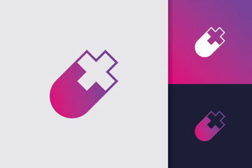letter x logo design vector template