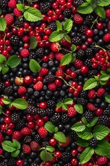 Dewberries texture background, Rubus fruits pattern, blackberries mockup, raspberries banner, black berry mix