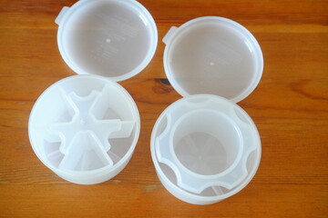 かき氷用の製氷器。2色氷が作れちゃう。