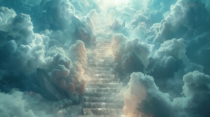 A sky with a bright sun shining through the clouds