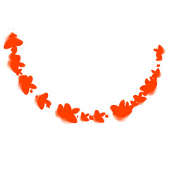 heart made from matches