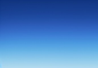 Blue Sky Gradient Background: Minimalist Style