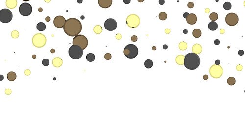 Radiant Revelry: Dynamic 3D Illustration of a Radiating gold Confetti Celebration