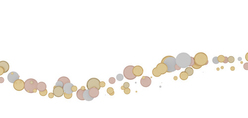 Sparkling Jubilation: Breathtaking 3D Illustration of Sparkling gold Confetti Celebration