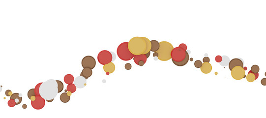 Confetti, paper triangle on the floor, fancy, colorful, celebration party